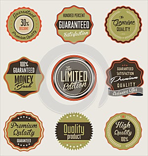 Premium quality retro Labels