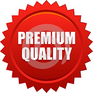 Premium quality seal stamp red