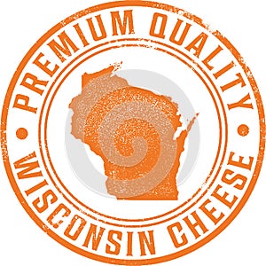 Premium Quality Wisconsin Cheese Badge