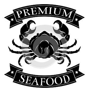 Premium sea food label