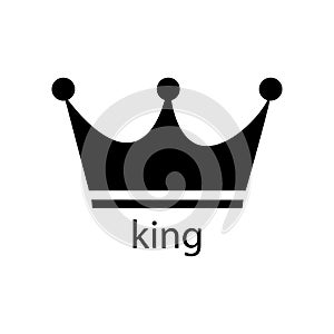 Premium sign crown icon. Vector illustration eps 10