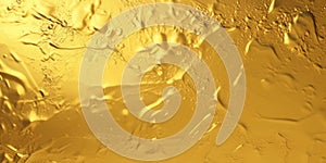 Premium stainless steel, smooth glossy metal gold background. Bright platinum yellow gradient