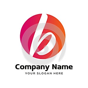 Premium Vector letter B Logo in two color variations. company branding Logotype design . Elegant identity design