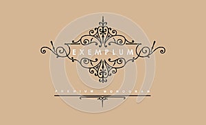 Premium Victorian monogram templates to create logos, emblems, personal monograms in a sophisticated vintage brand