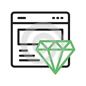 Premium Website Icon Image.