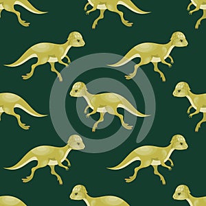 Prenocephale seamless pattern