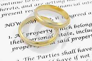 Prenuptial ( premarital ) agreement photo