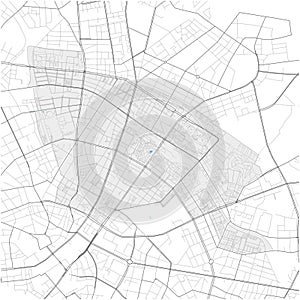 Prenzlauer Berg, Berlin, Deutschland high detail vector map