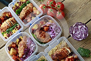 Prep meals at home, then eat on the go. Lunch Portion Control Containers. Advance planning and preparing healthy meals