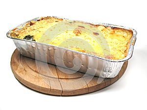 Prepacked oven dish