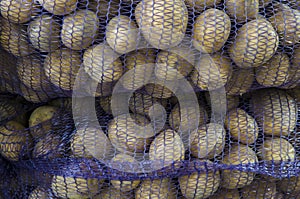 Prepacked potatoes.