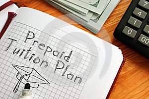 Prepaid Tuition Plan is shown on the business photo using the text