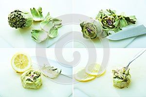 Preparation of artichoke