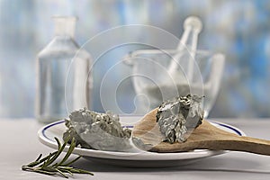 Preparation of cosmetic clay