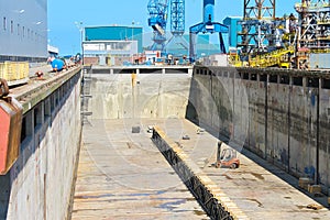 Preparation of dry dock