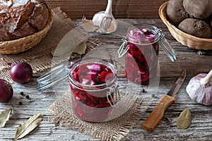 Preparation of fermented kvass from red beets