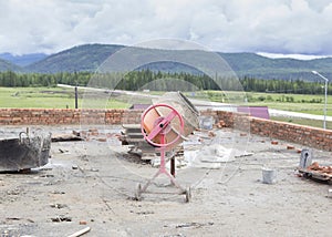 Building a brick building