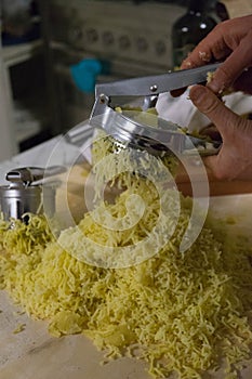 Preparation of the gnocchi