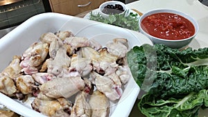 Preparation for Italian Chicken Casserole