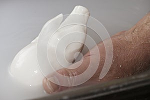 Preparation of mozzarella in a dairy