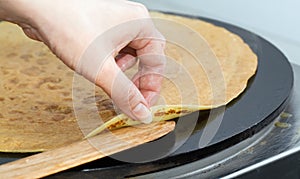 Preparation pancake