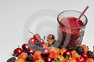 preparation of a red juice to detoxify