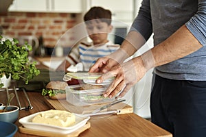 Preparation snacks to school