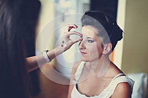 Preparations of bride before the wedding