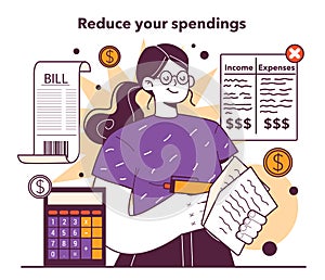 Prepare for recession advice. Reduce your spendings in conditions