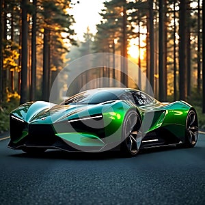 Unleash the Beast: High-Performance Sport Car photo