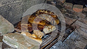 Preparing asado argentino photo