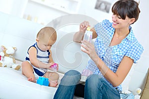 Preparing the baby formula