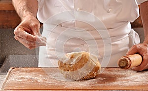 Preparing dough for cookies