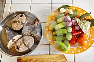 Preparing ingredient to cook