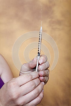 Preparing an injection