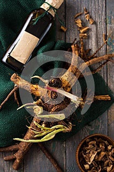 Medicinal root elecampane