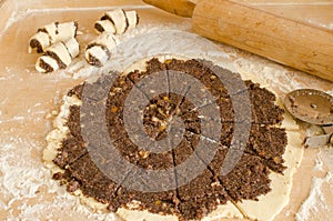 Preparing Rugelach
