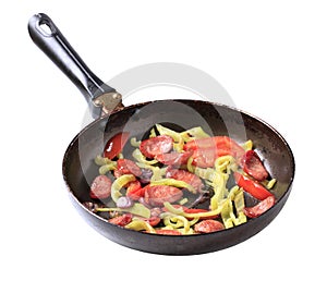 Preparing a stir fry