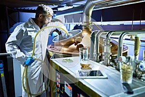 Preparing Tank for Beer Fermentation