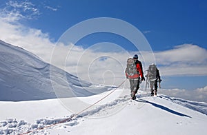 Preparing to attack the summit of Mount Tetnuld.