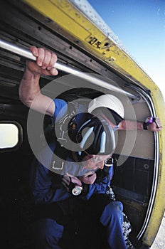 Preparing to Skydive