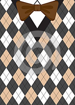 Preppy argyle background photo