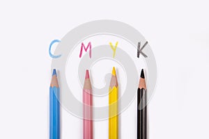 Prepress colors cmyk conceptual art background