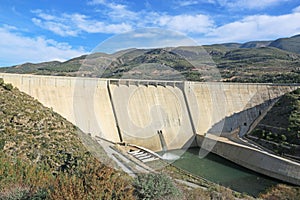 Presa de Rules Dam in Andalucia, Spain photo