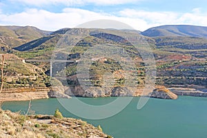 Presa de Rules Reservoir in Andalucia, Spain photo