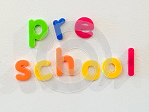 Preschool concept