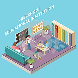 Preschool Institution Illustration