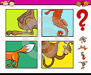 Preschool task with animals