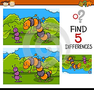 Preschool task of differences