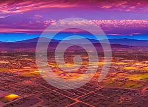 Prescott Valley, Arizona, United States. Generative AI. photo